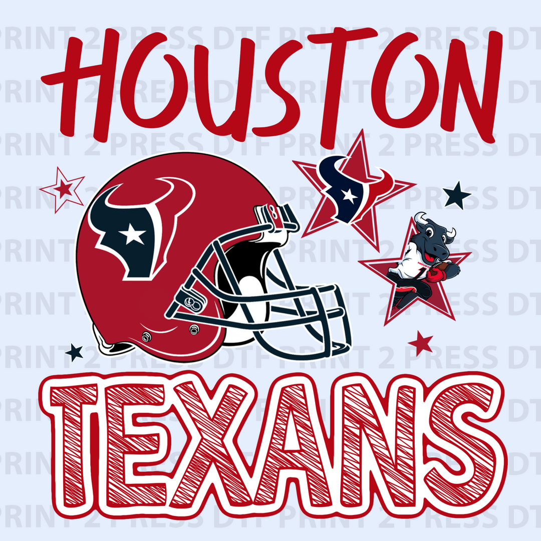 Red Houston Texans - Red Helmet