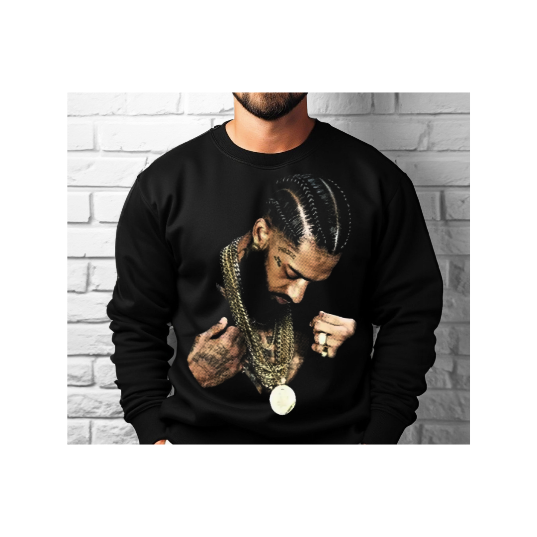 Half Tone Nipsey Hussle Gold Cubans