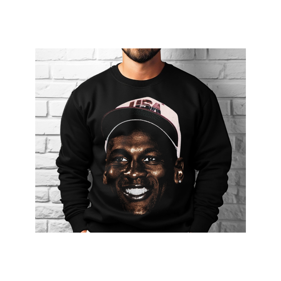 Half Tone MJ Face Vintage