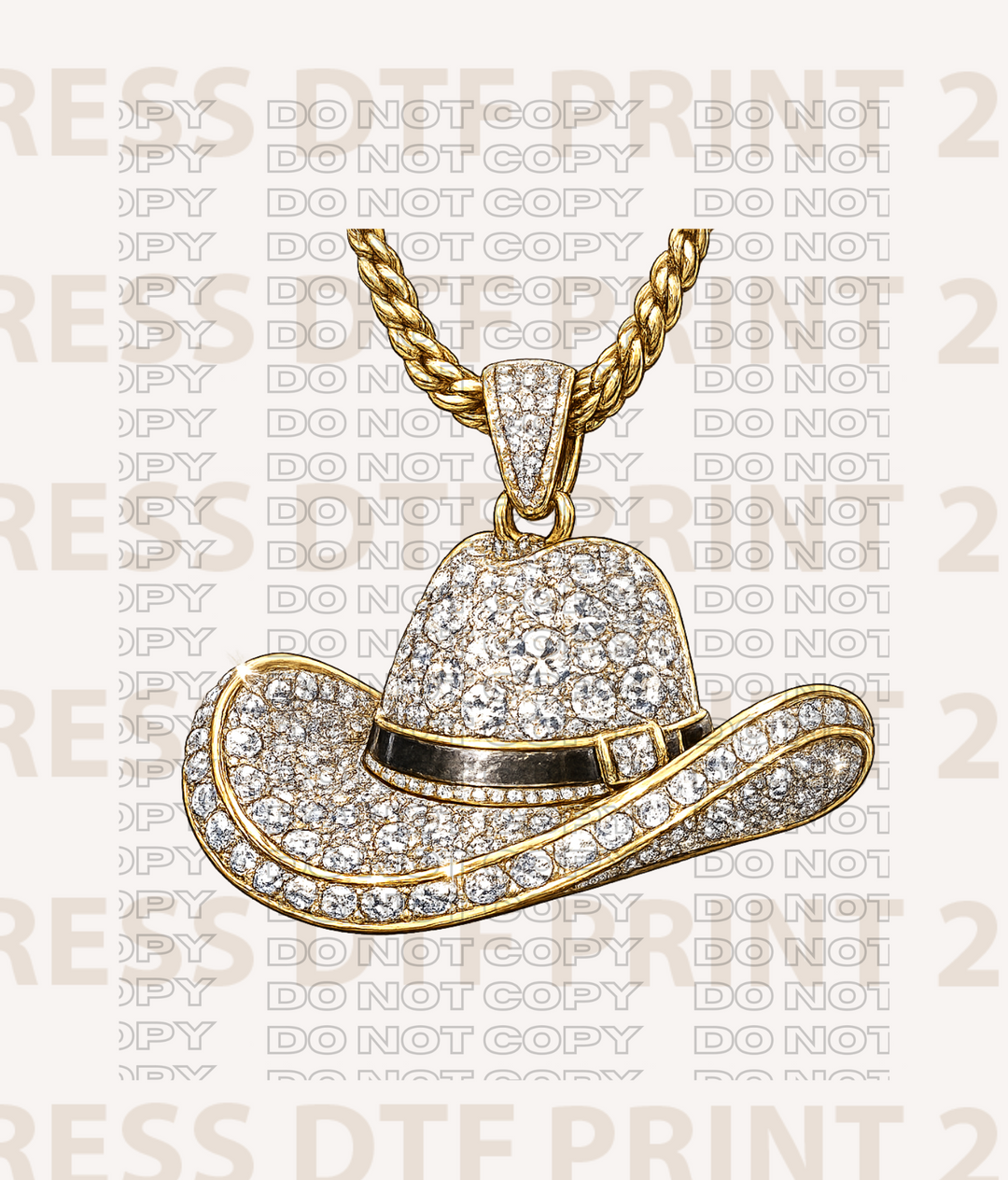 Houston Cowboy Hat Bling