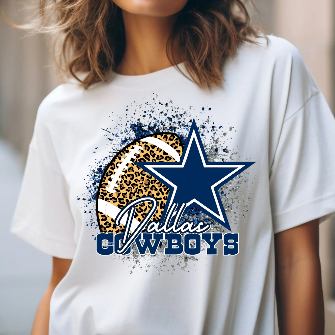 Cheetah Football Star DTF Transfer