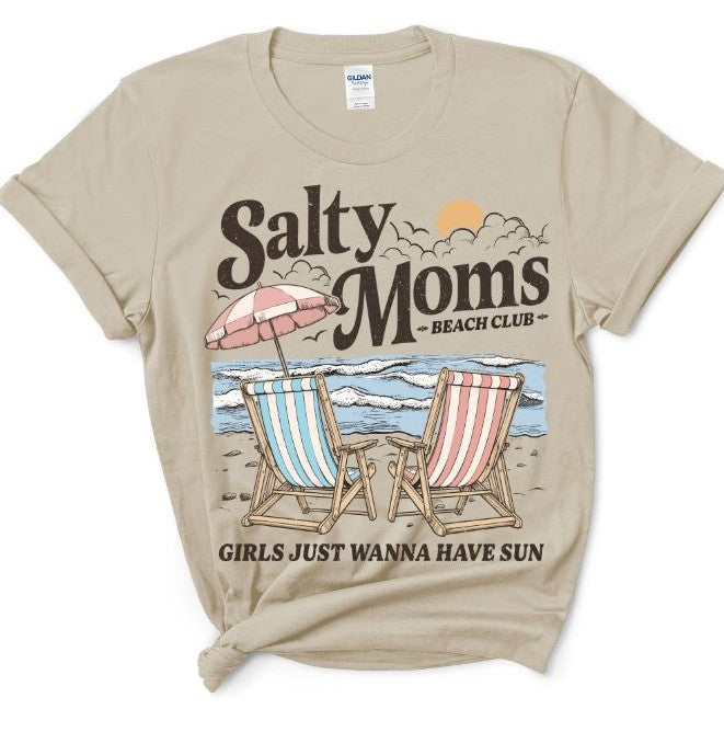 Salty Moms Beach Club Brown