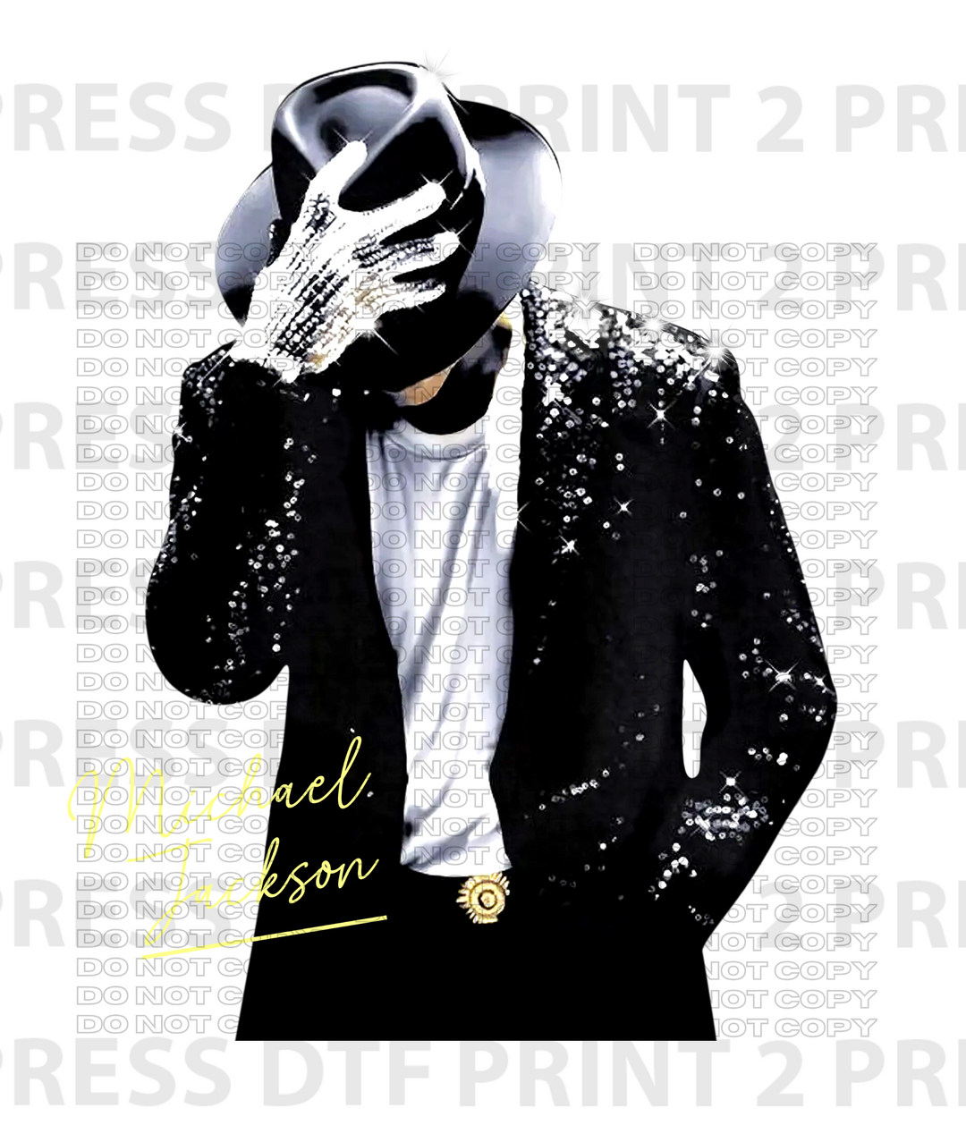 Micheal Jackson Silver Glove on Hat
