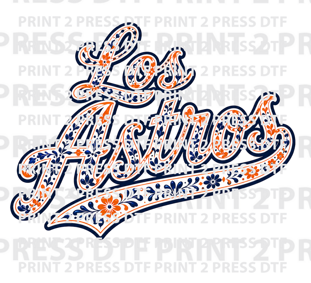 Los Astros Talvera Orange and Navy