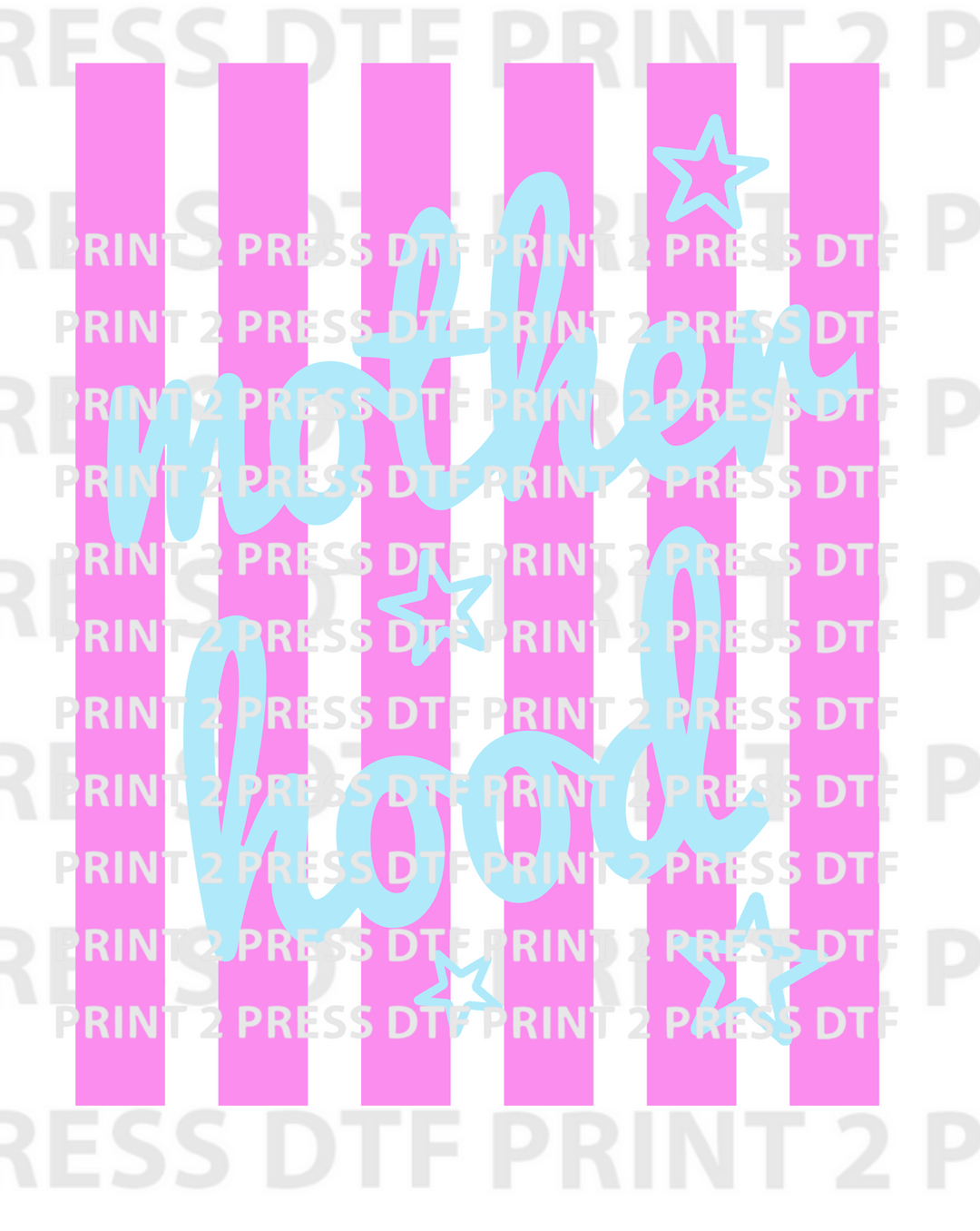 Retro Strip Mother Hood