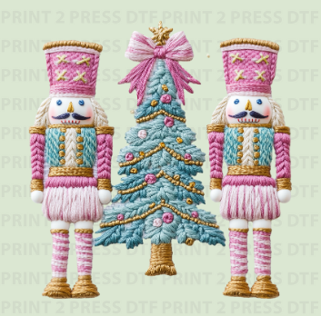 Pink Nutcrackers Crochet