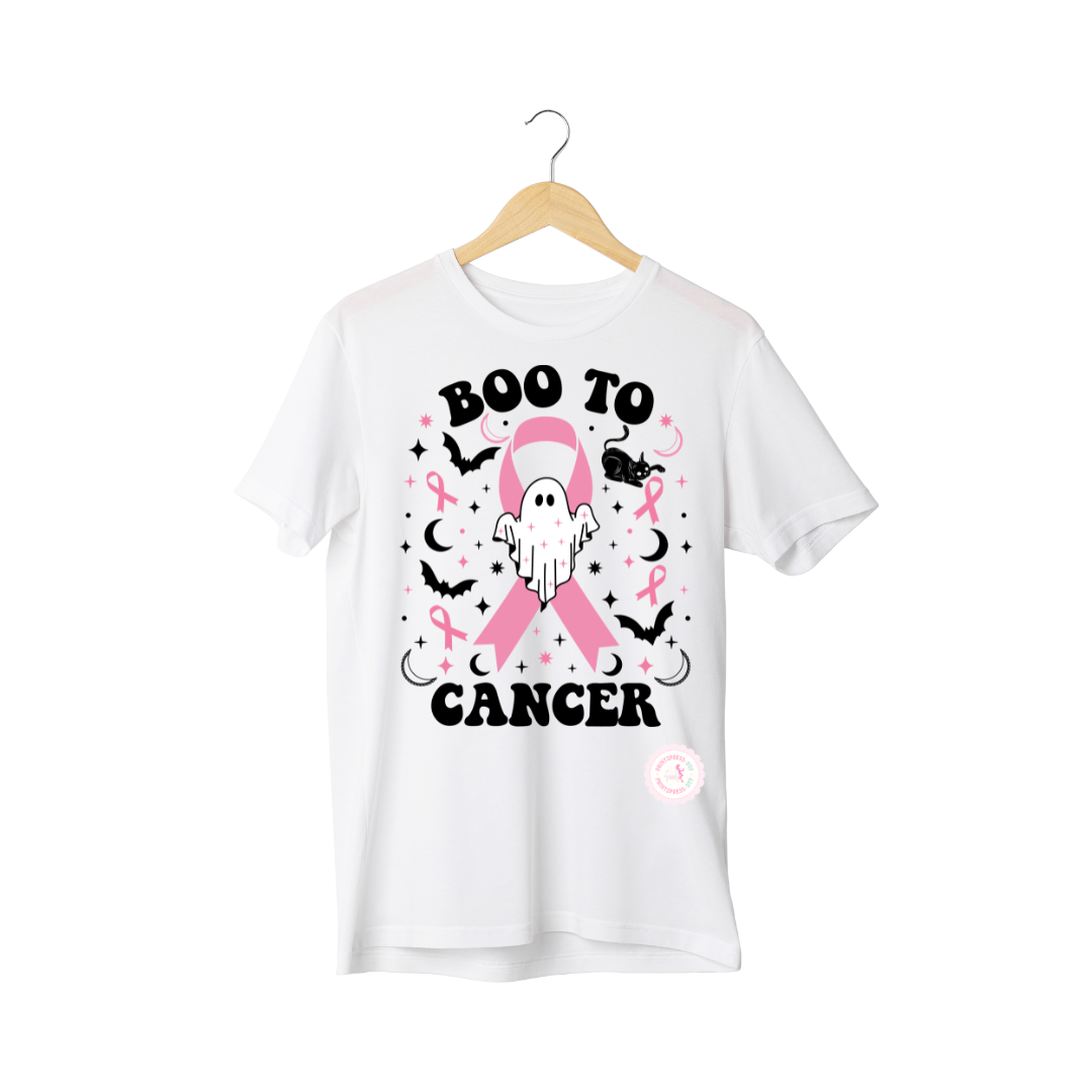 Boo to Cancer Pink Ribbon