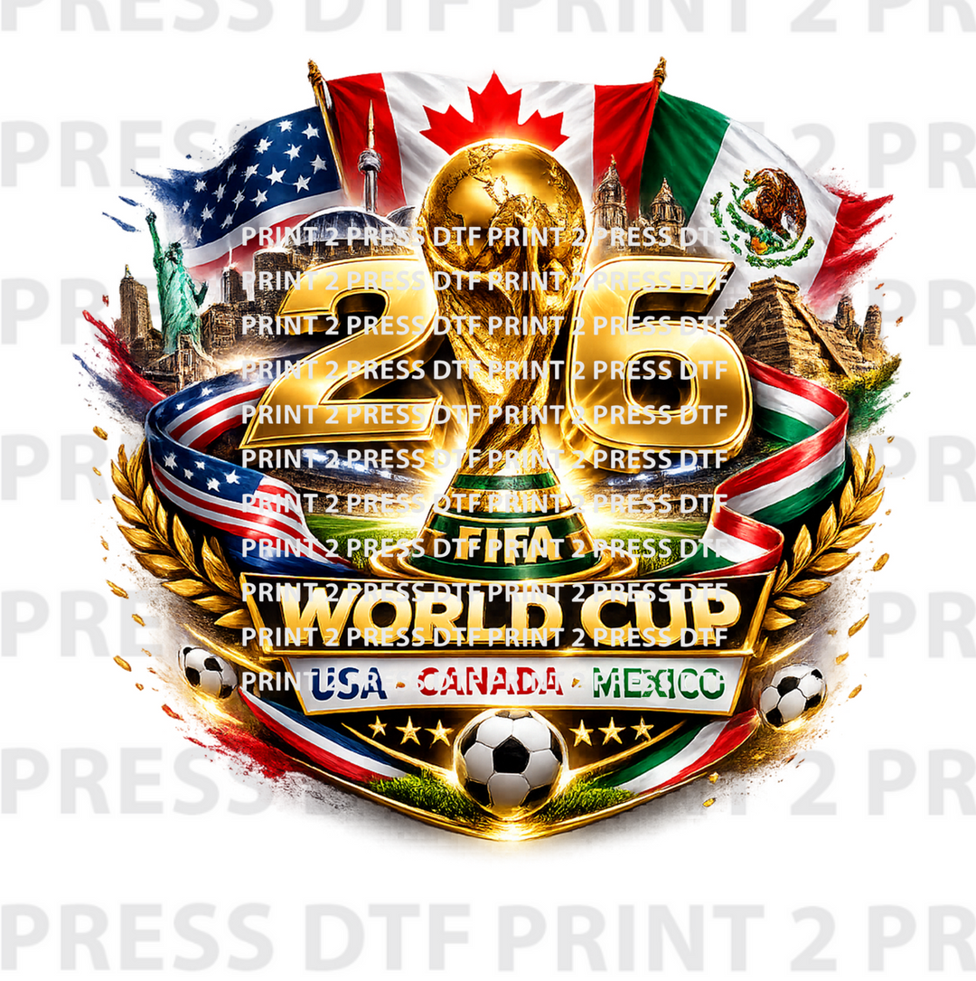 2026 World Cup USA Mexico Canada Flags