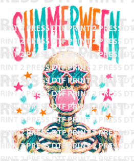 Summerween Skeleton Pink Bubblegum