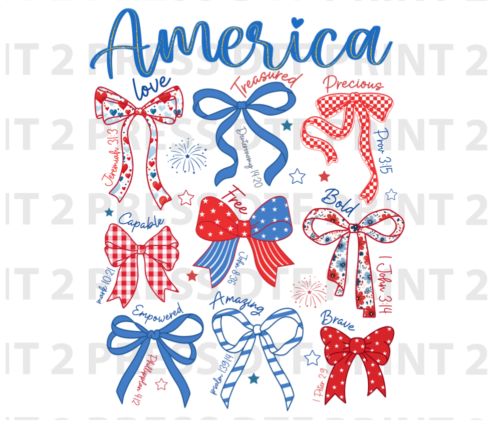 America Bows Bible Verses