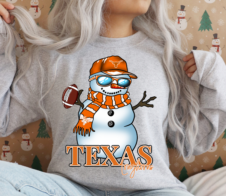 Longhorn Snowman