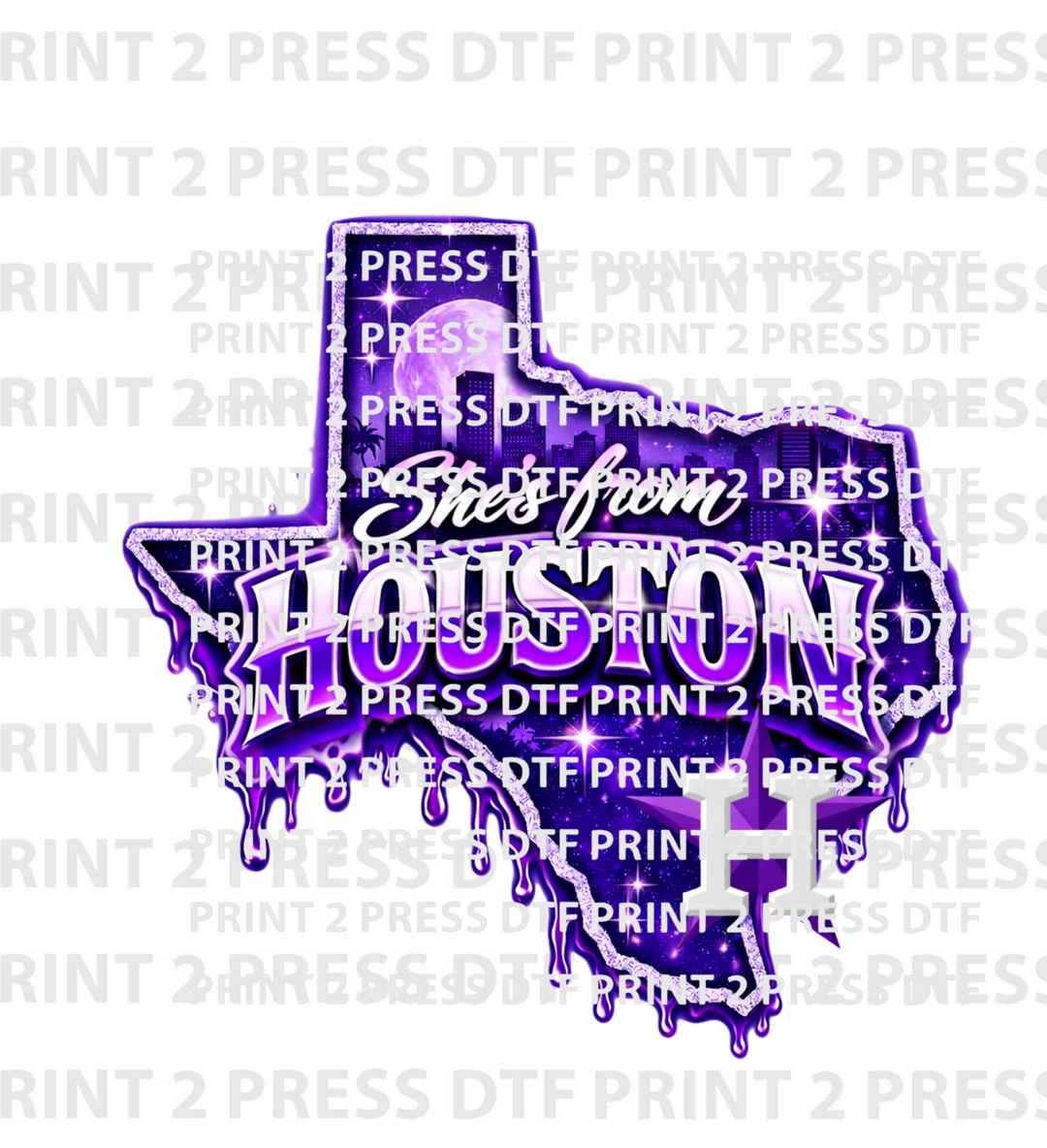 She's from Texas Purple