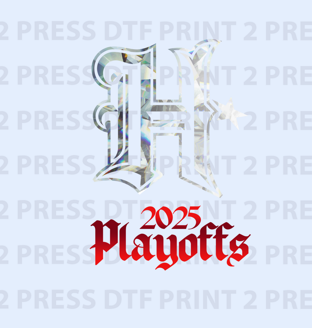 H 2025 Playoffs Glass Diamond