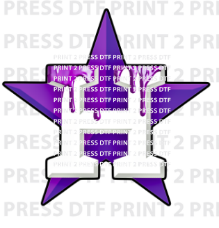 Stros White H Purple Drip