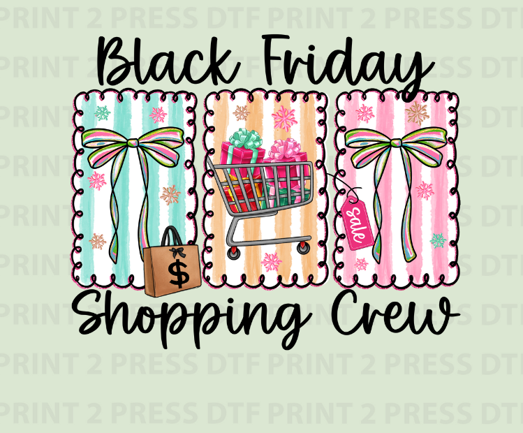 Black Friday Shopping crew (Blk)