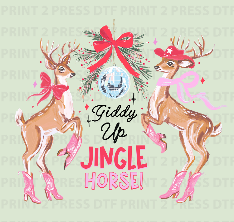 Giddy Up Jingle Horse (black)
