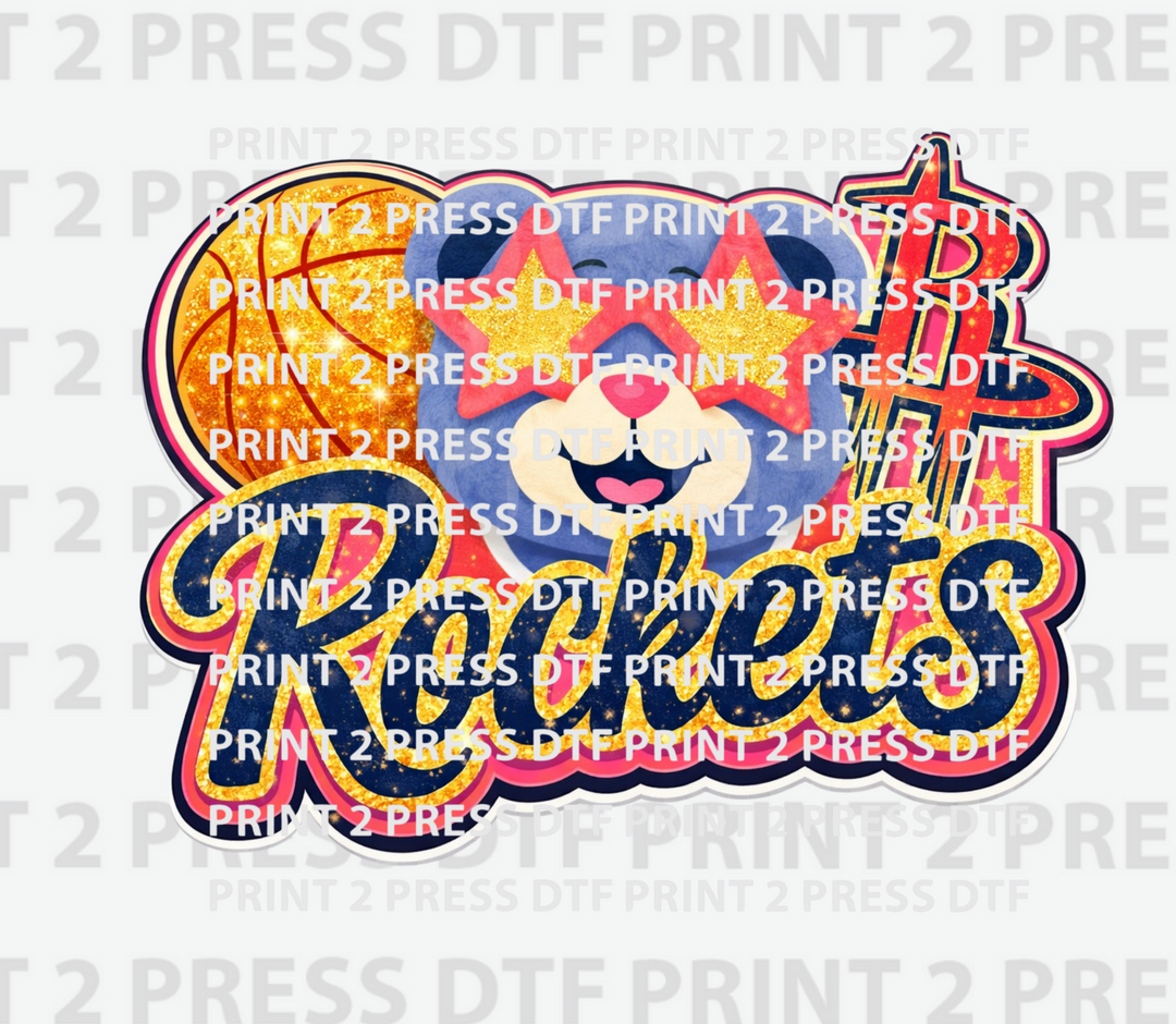Glitz Preppy Clutch Rockets
