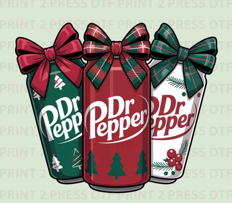 Retro Dr. Pepper Christmas