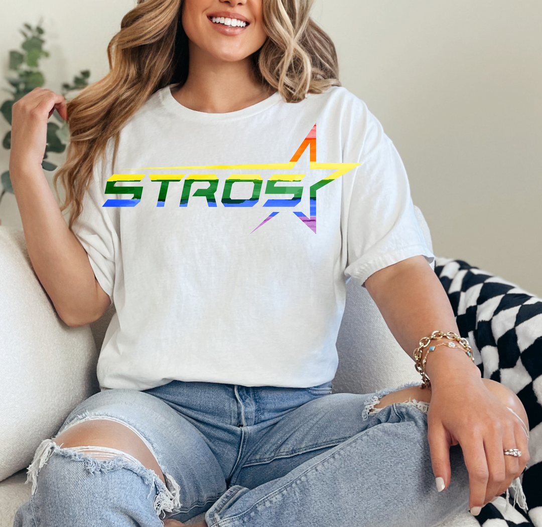 Astros Pride Colors with Streaks