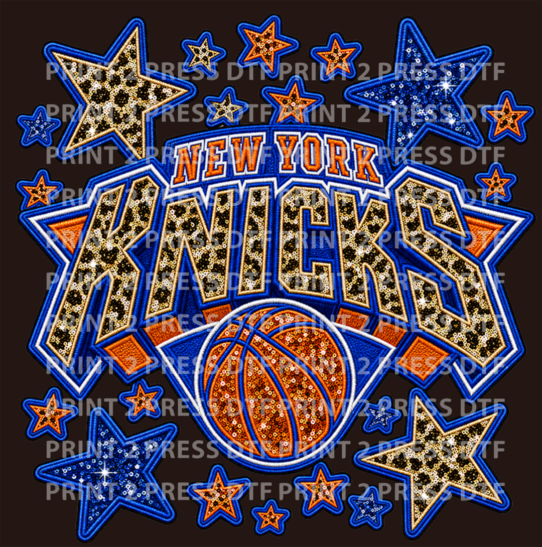 FAUX Sequins KNICKS