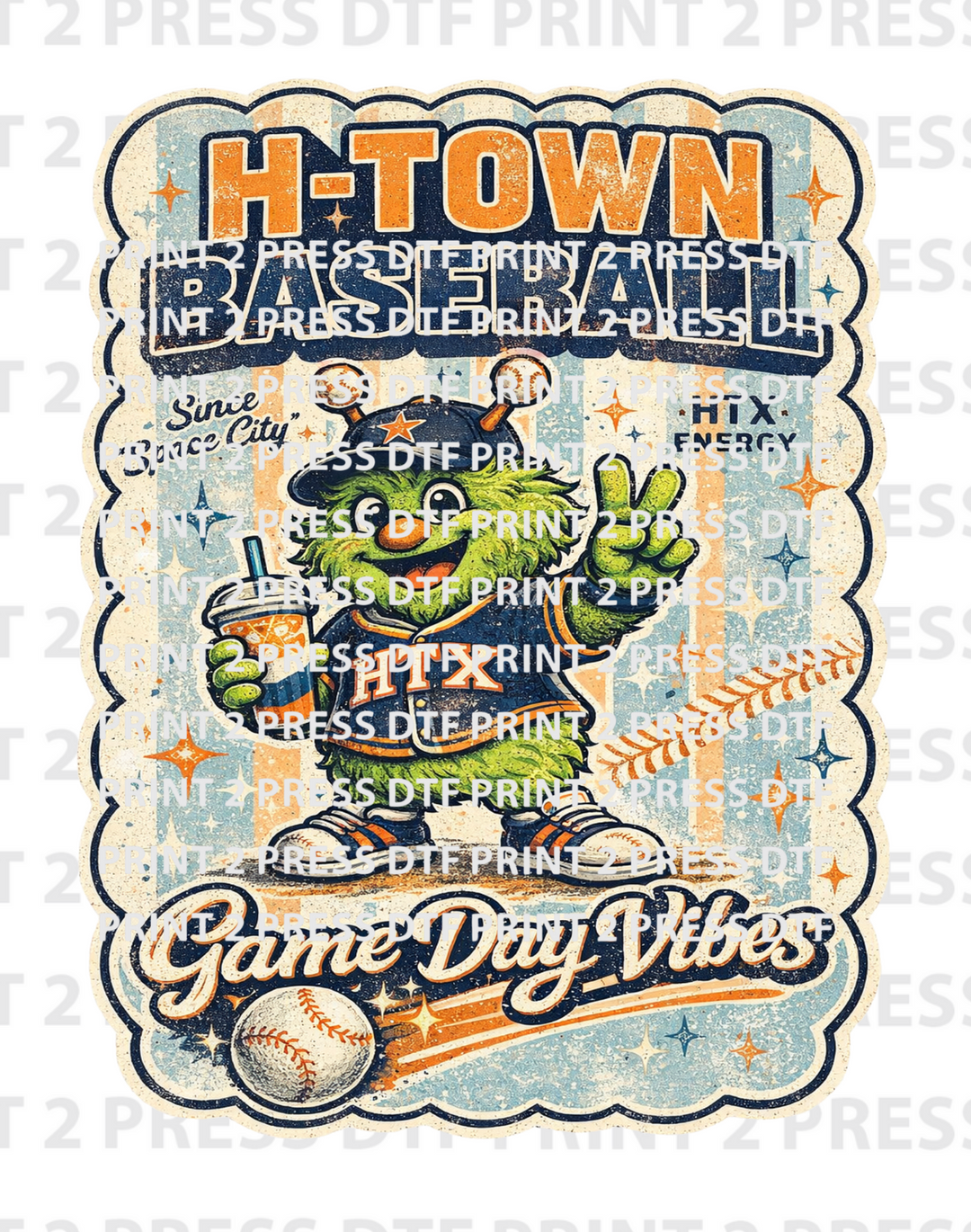 H-Town Baseball GAme Day Vibes