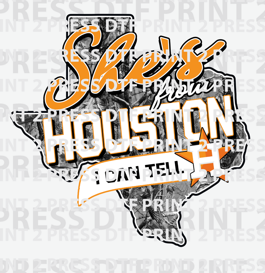 She's from Houston Camo White Houston