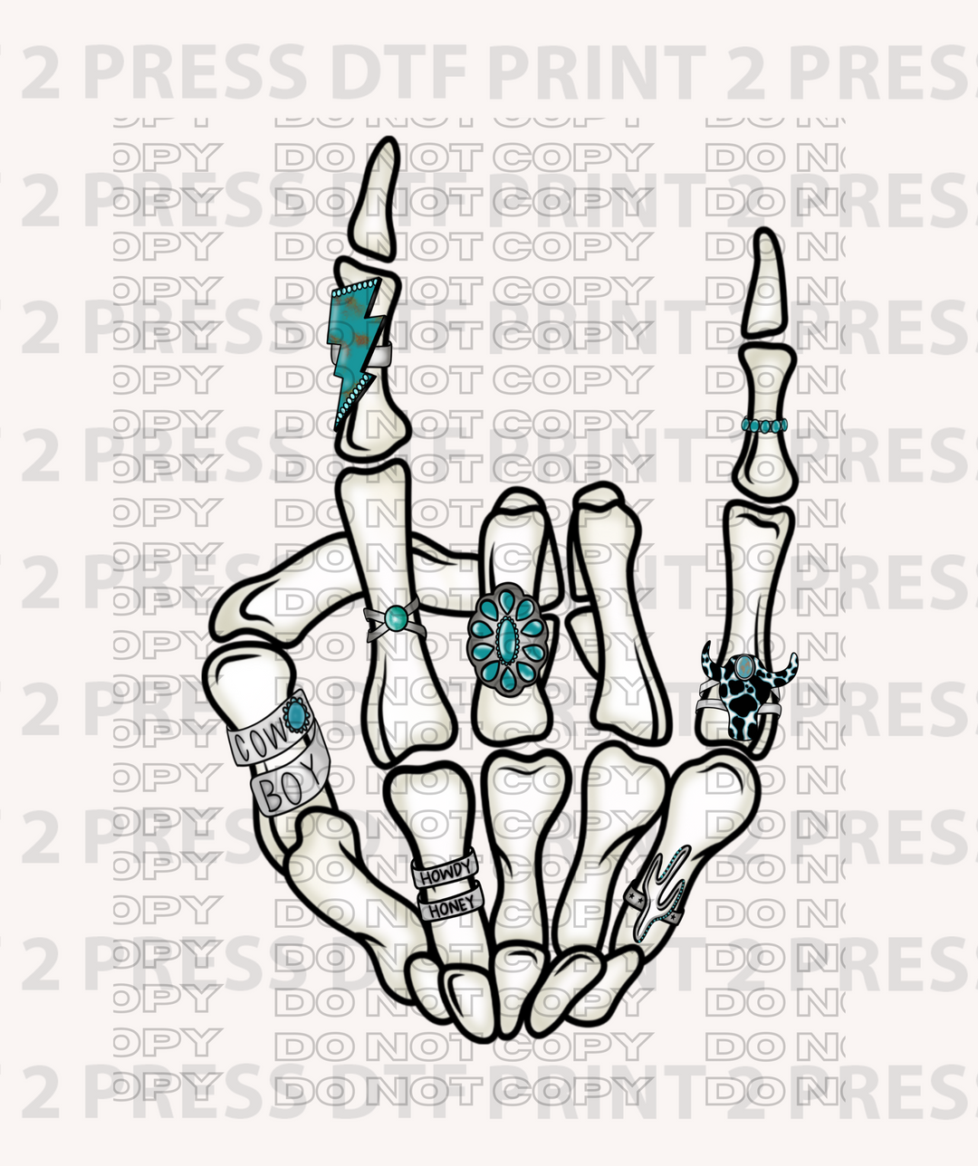 Western Skeleton Hand