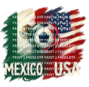 Mexico Usa Flag