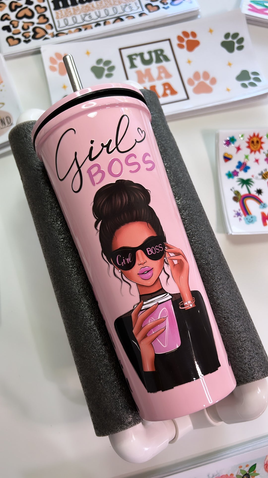 Brunette Girl Boss